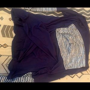 Purple long sleeve top